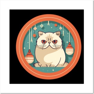 Exotic Shorthair Cat Xmas Xmas Ornament, Love Cats Posters and Art